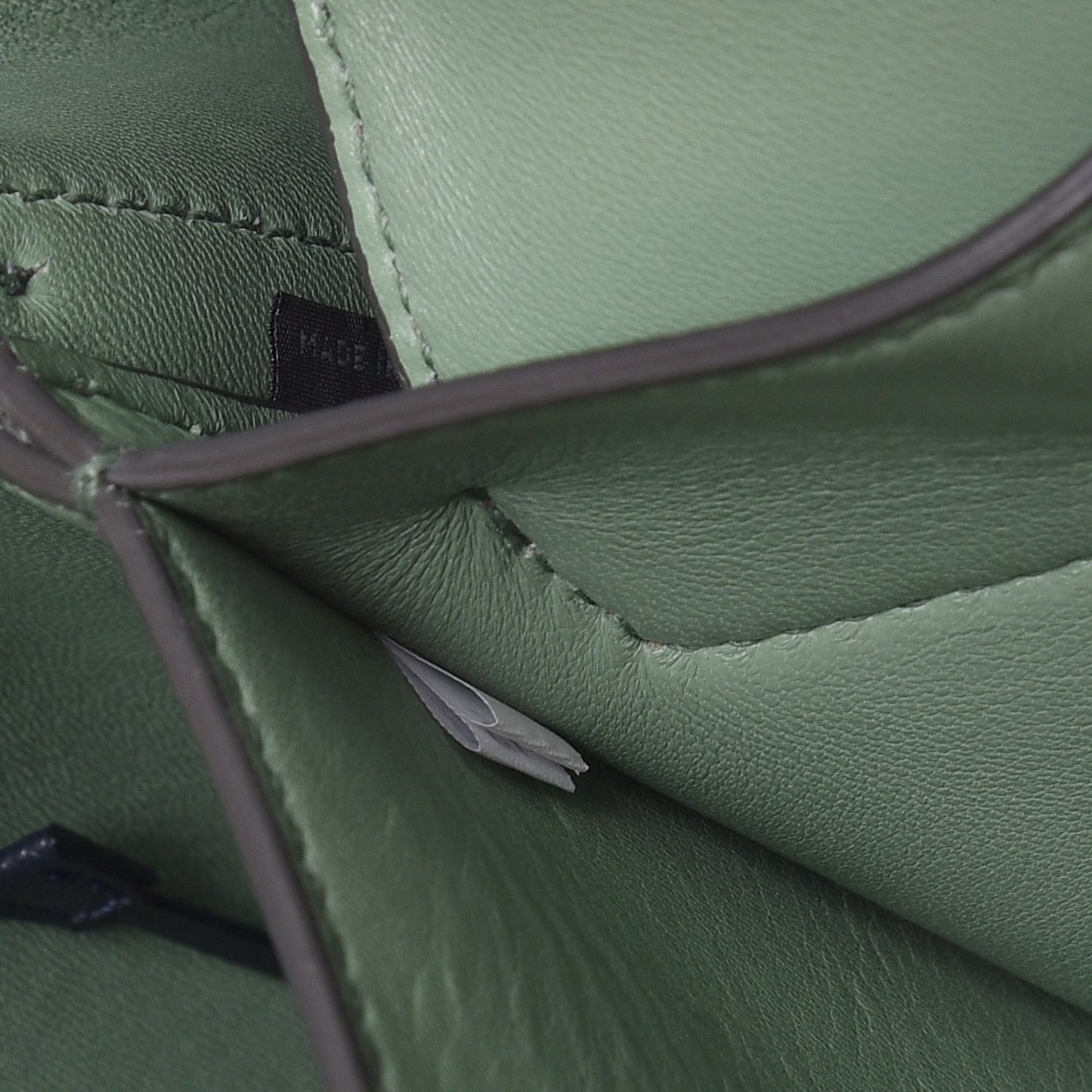 Saffiano Cuir Large Double Bag Granito Acquamarina