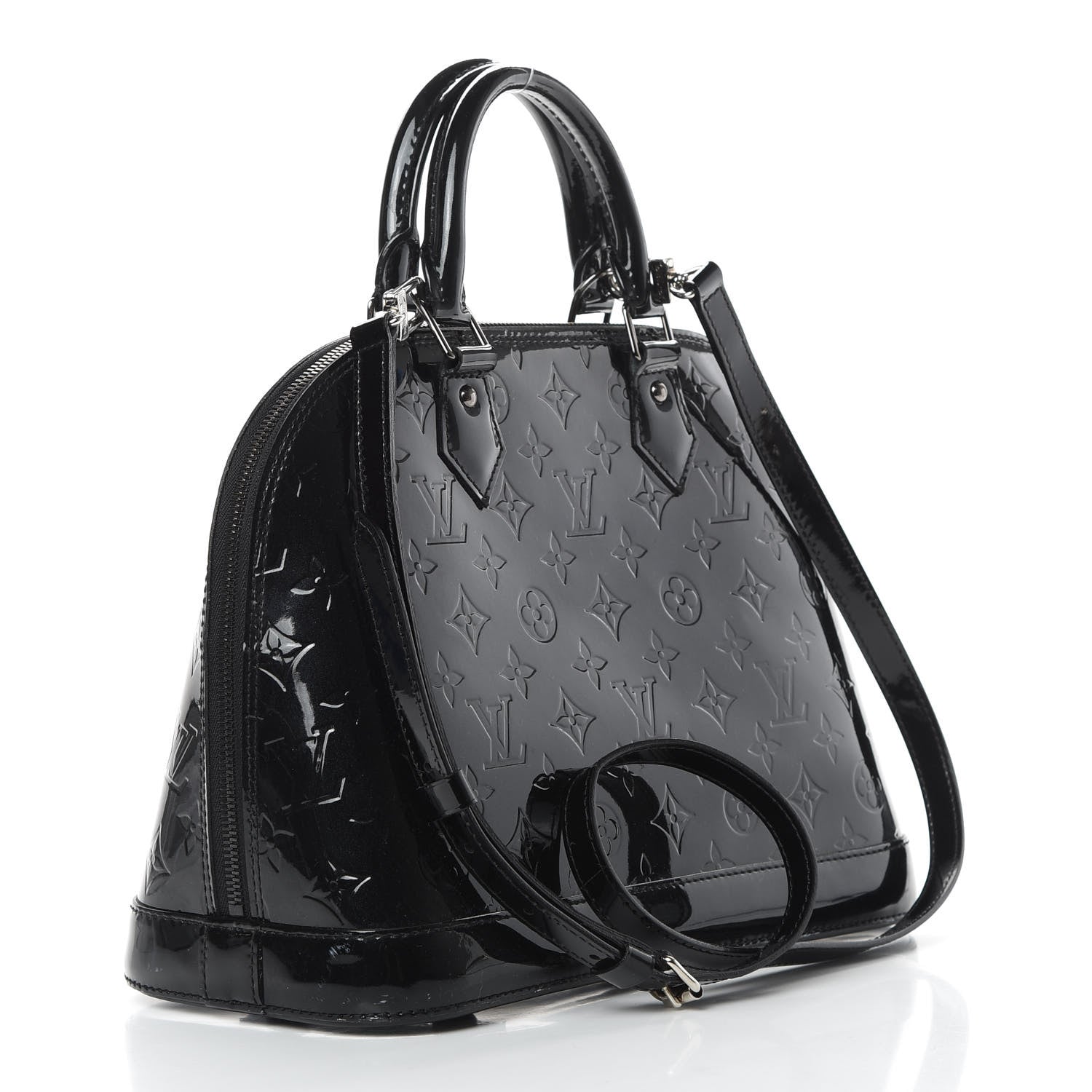 Louis Vuitton Vernis Alma PM Noir Magnetique 4 of 19