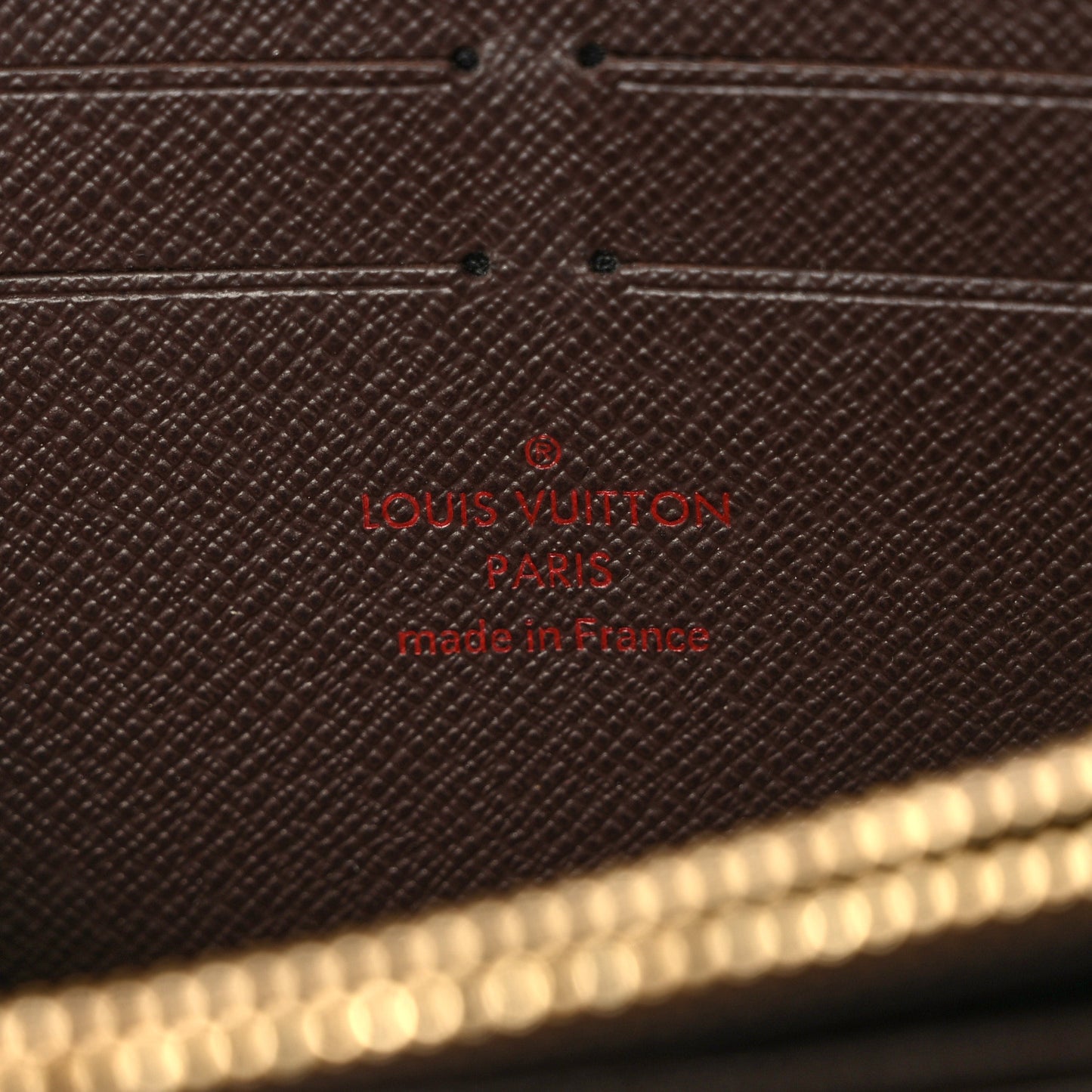 Damier Ebene Zippy Wallet