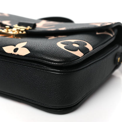 Louis Vuitton Empreinte Monogram Giant Pochette Metis Black Beige 9 of 9
