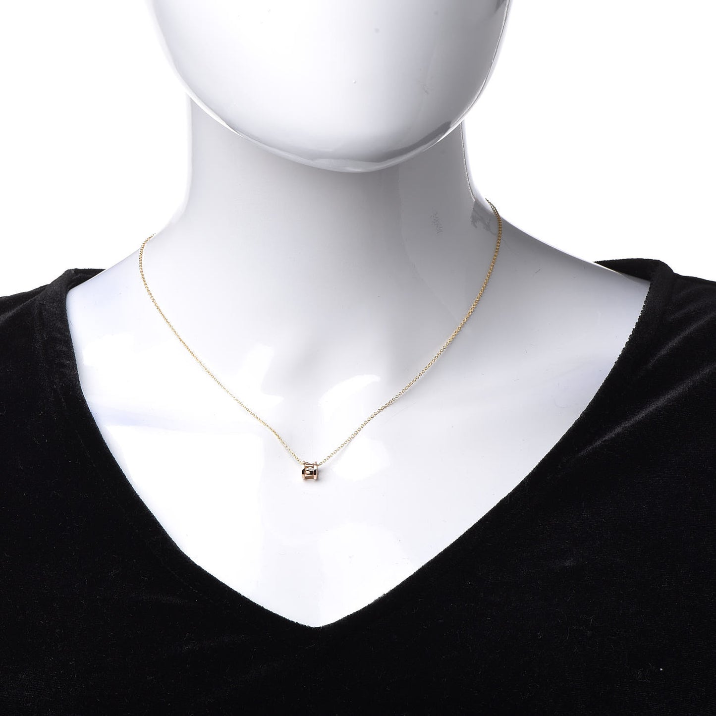 18K Rose Gold Atlas Open Pendant Necklace