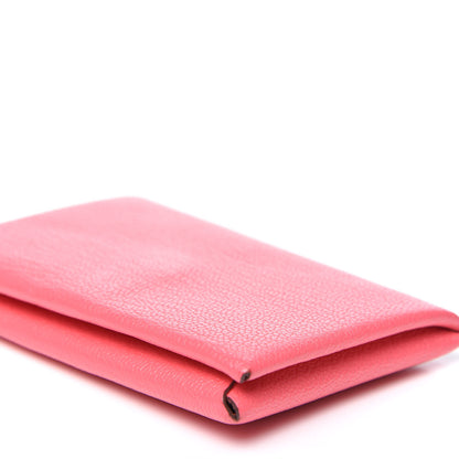 Hermes Chevre Mysore Calvi Card Case Rose Azalee 7 of 8