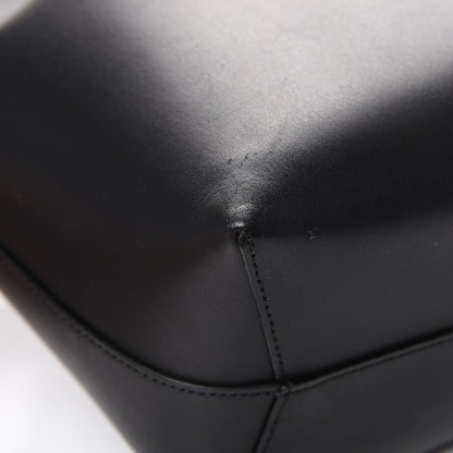 Mansur Gavriel Vegetable Tanned Calfskin Mini Bucket Bag Black Blu 13 of 16