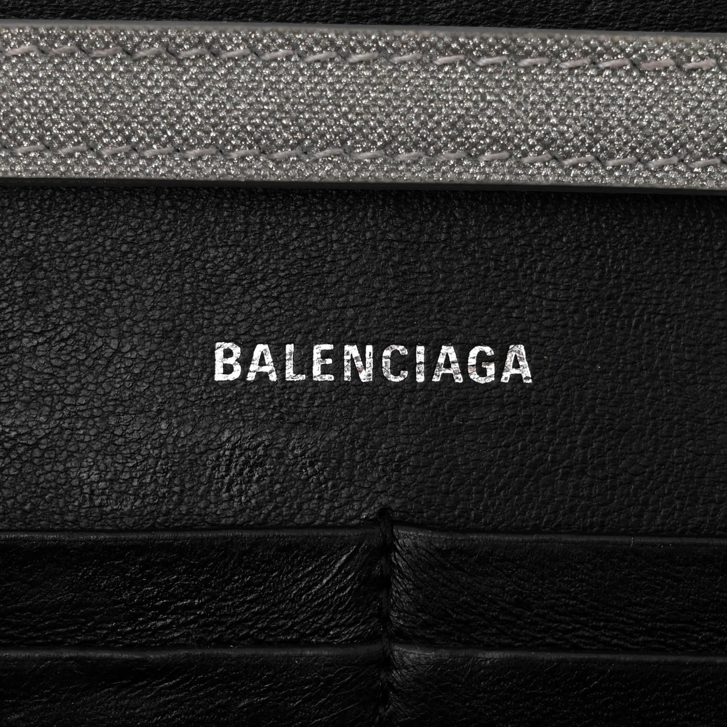 Glitter Fabric Hourglass Chain Bag Grey