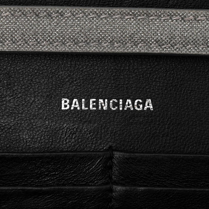 Balenciaga Glitter Fabric Hourglass Chain Bag Grey 6 of 9