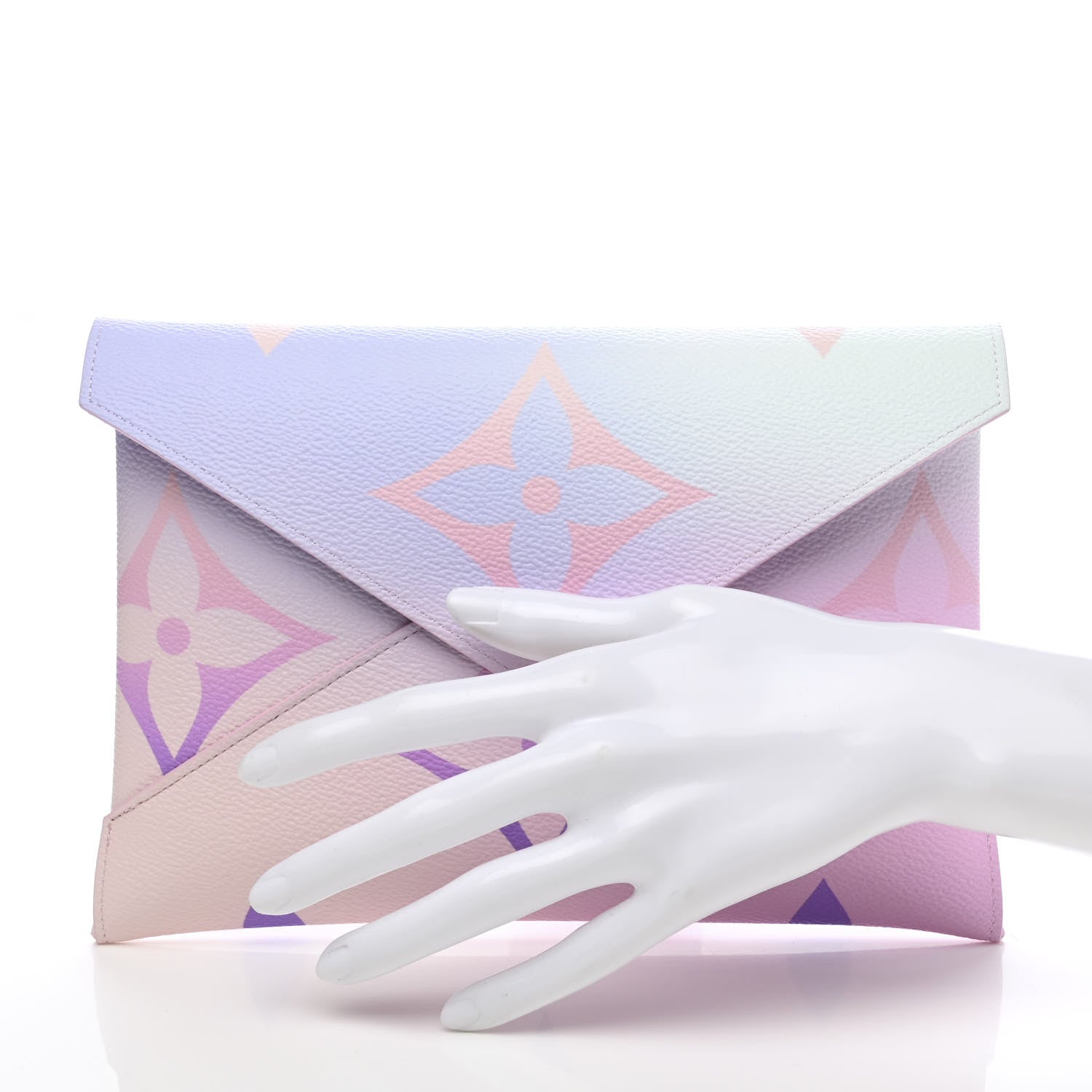 Louis Vuitton Monogram Giant Spring In The City Kirigami Pochette Set Sunrise Pastel Midnight Fuchsia Sunset Kaki 3 of 9