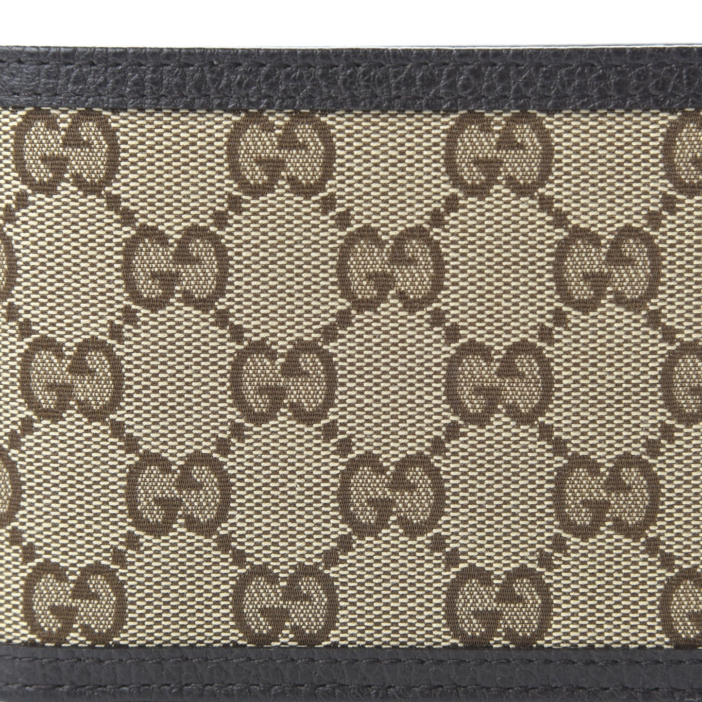 Monogram Bi-Fold Wallet Dark Brown