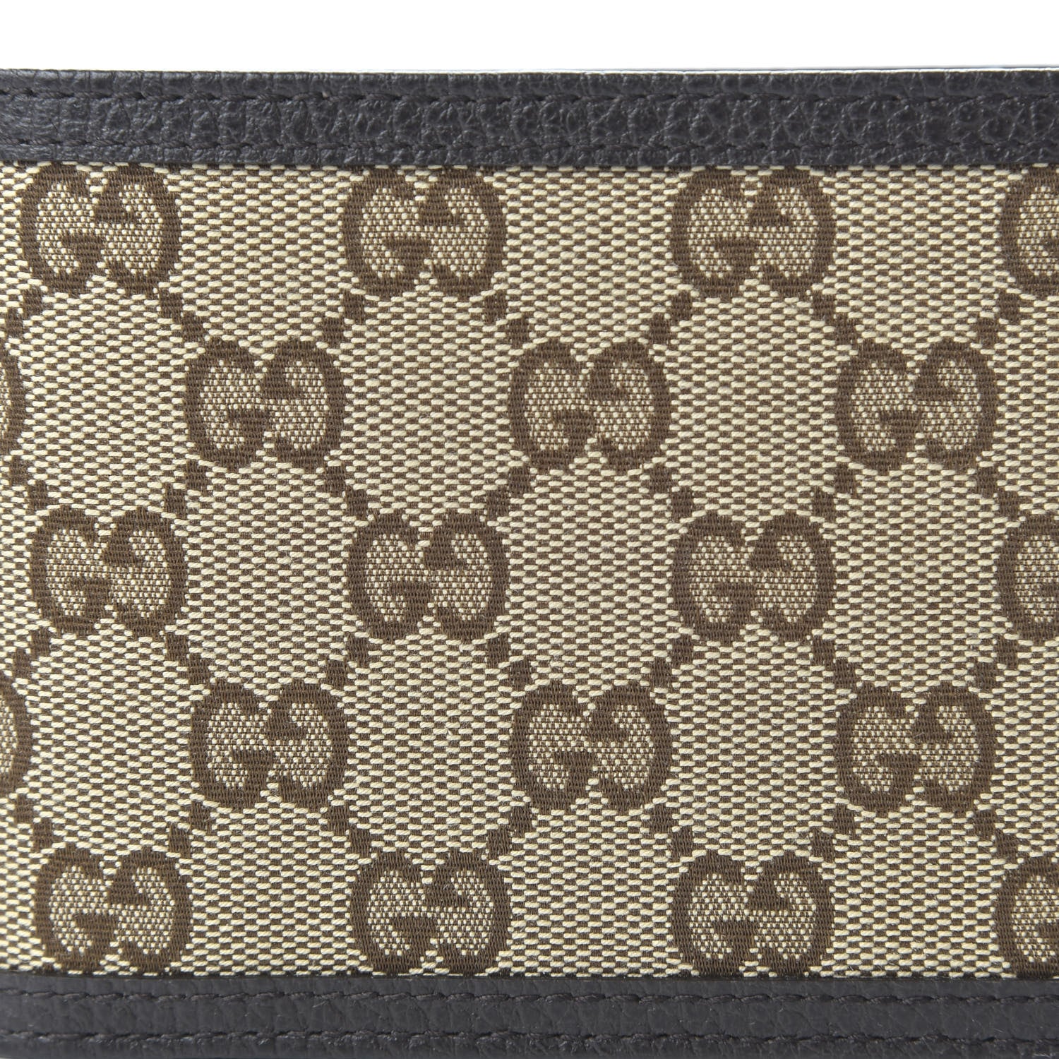 Gucci Monogram Bi-Fold Wallet Dark Brown 9 of 10