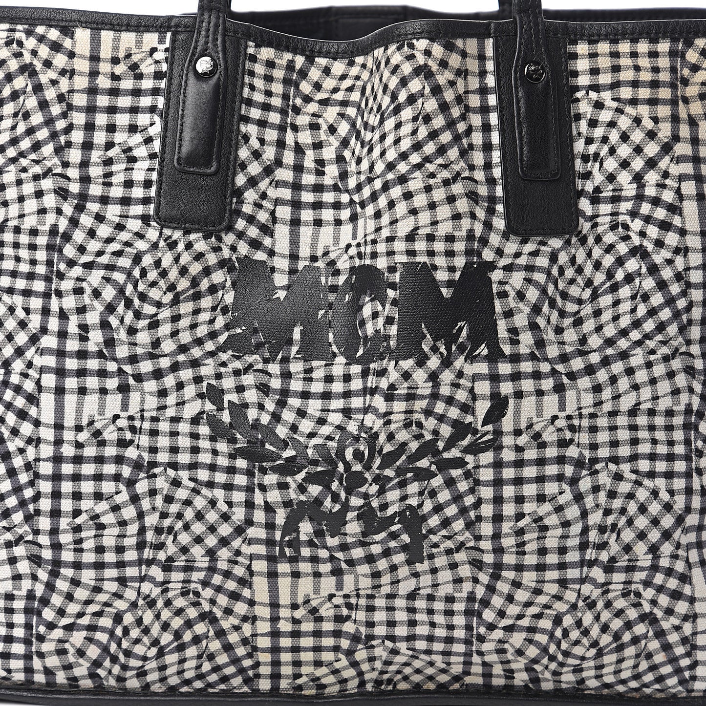 Visetos Large Liz Reversible Shopper Tote Black