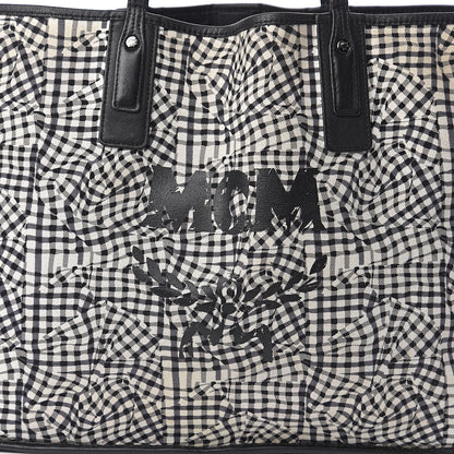 MCM Visetos Large Liz Reversible Shopper Tote Black 20 of 20
