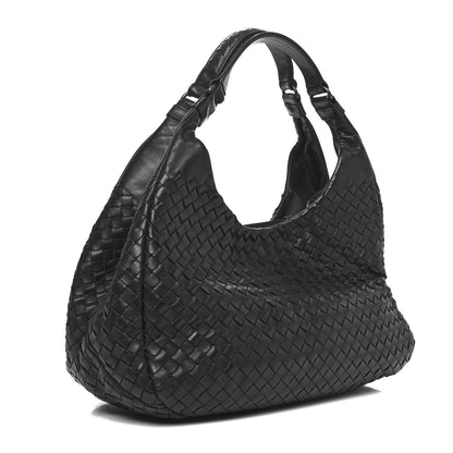 Bottega Veneta Nappa Intrecciato Medium Campana Hobo Black 3 of 11