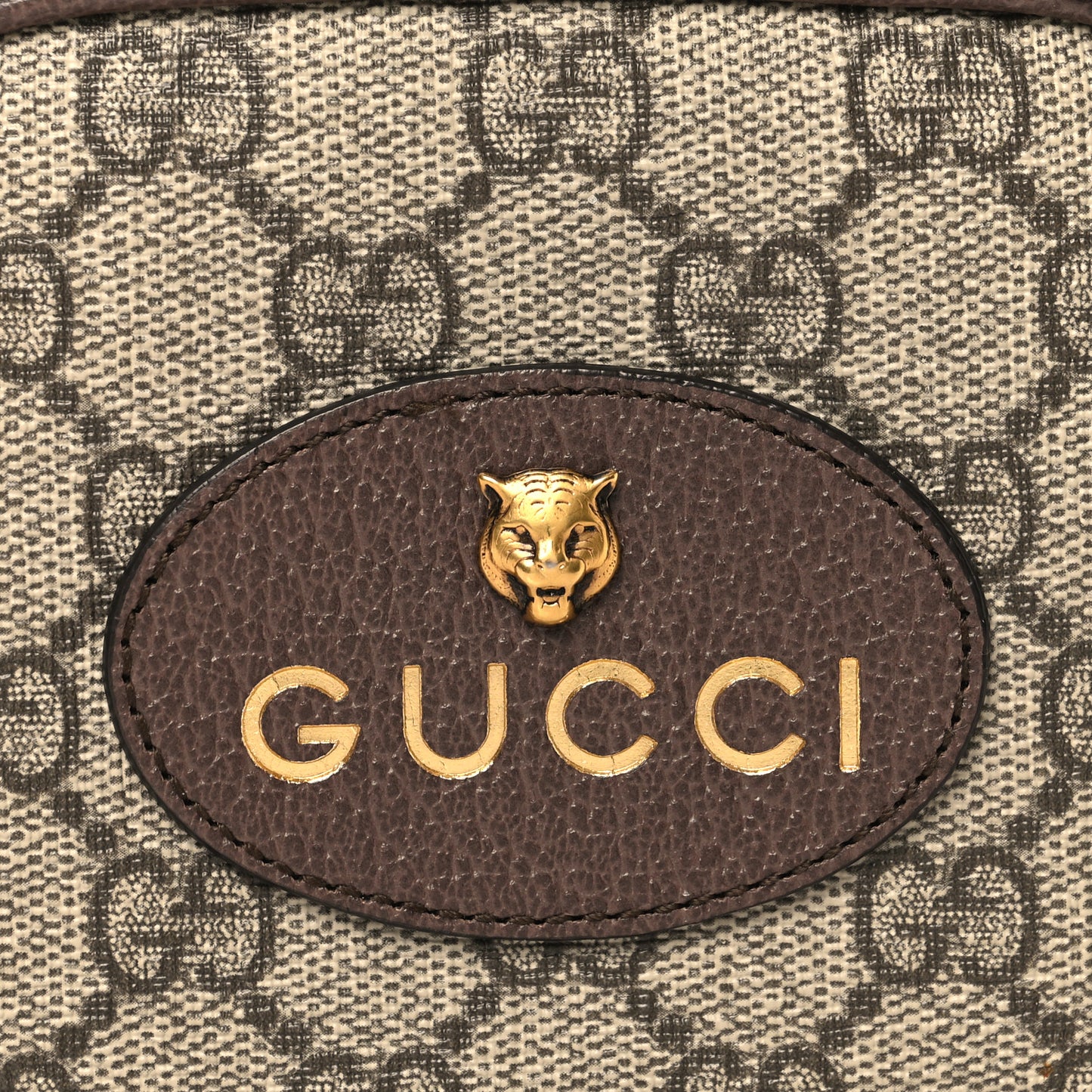 GG Supreme Monogram Mini Neo Vintage Double Zip Messenger Bag Beige New Acero Crop