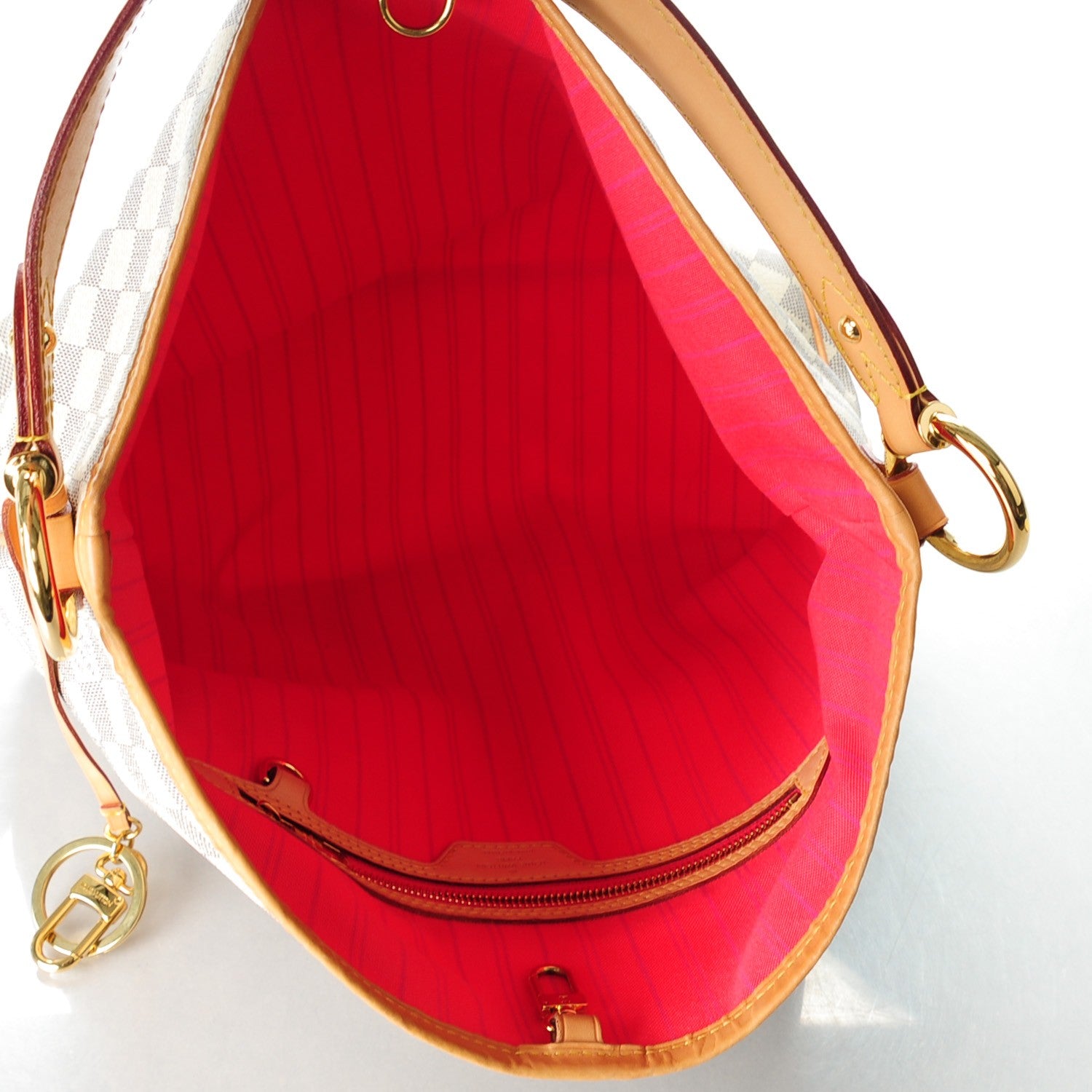 Louis Vuitton Damier Azur Delightful PM Pink 5 of 7