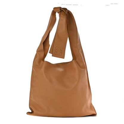 Loewe Nappa Oversized Bow Shoulder Bag Brown 1 of 8
