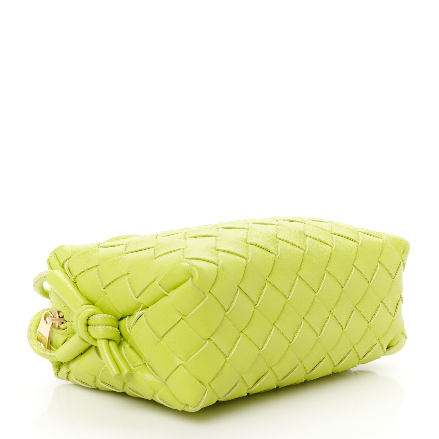 Bottega Veneta Nappa Intrecciato Mini Loop Camera Bag Acid Kiwi 4 of 10