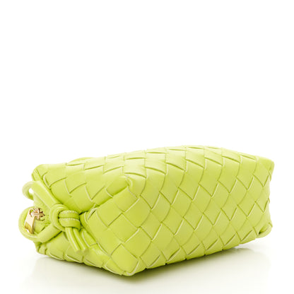 Bottega Veneta Nappa Intrecciato Mini Loop Camera Bag Acid Kiwi 4 of 10