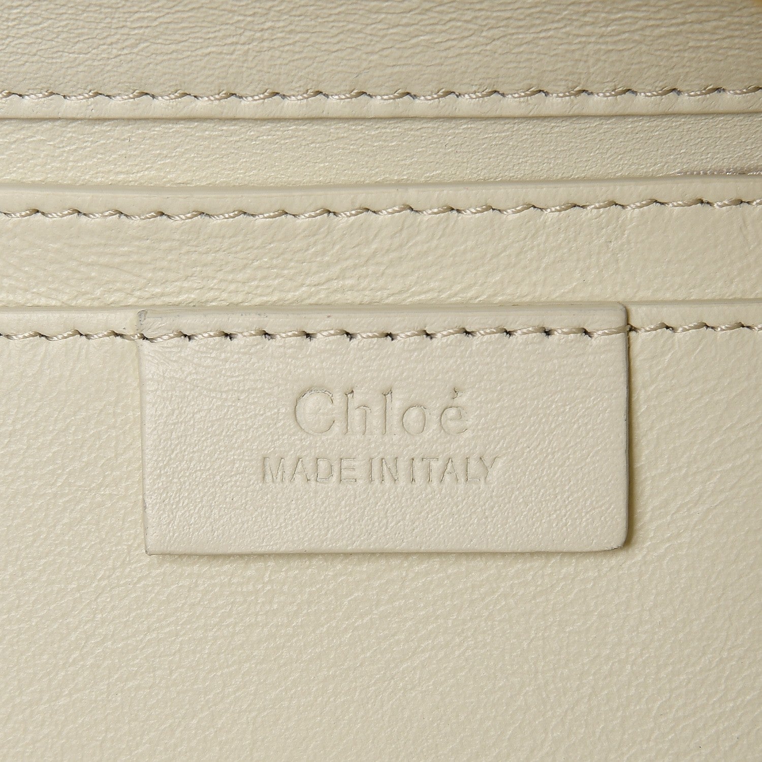 Chloe Calfskin Medium Roy Bag Natural White 8 of 11