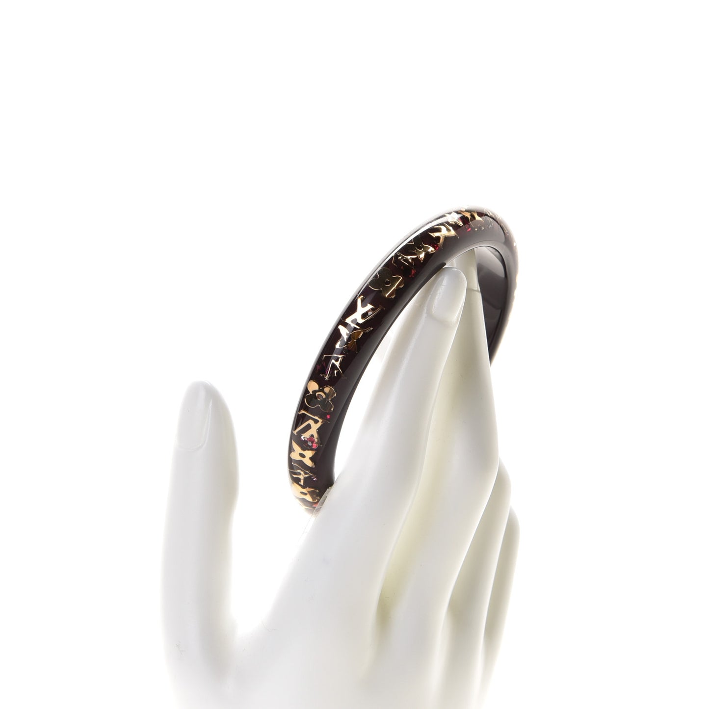 Resin Swarovski Medium Inclusion Bracelet PM Amarante
