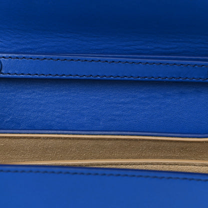 Givenchy Calfskin Bow Cut Chain Wallet Electric Blue 11 of 11