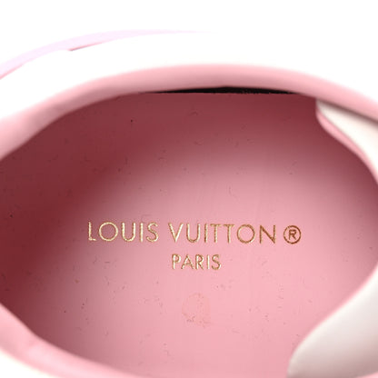 Louis Vuitton Calfskin Time Out Bow Sneakers 40 White Pink 8 of 9