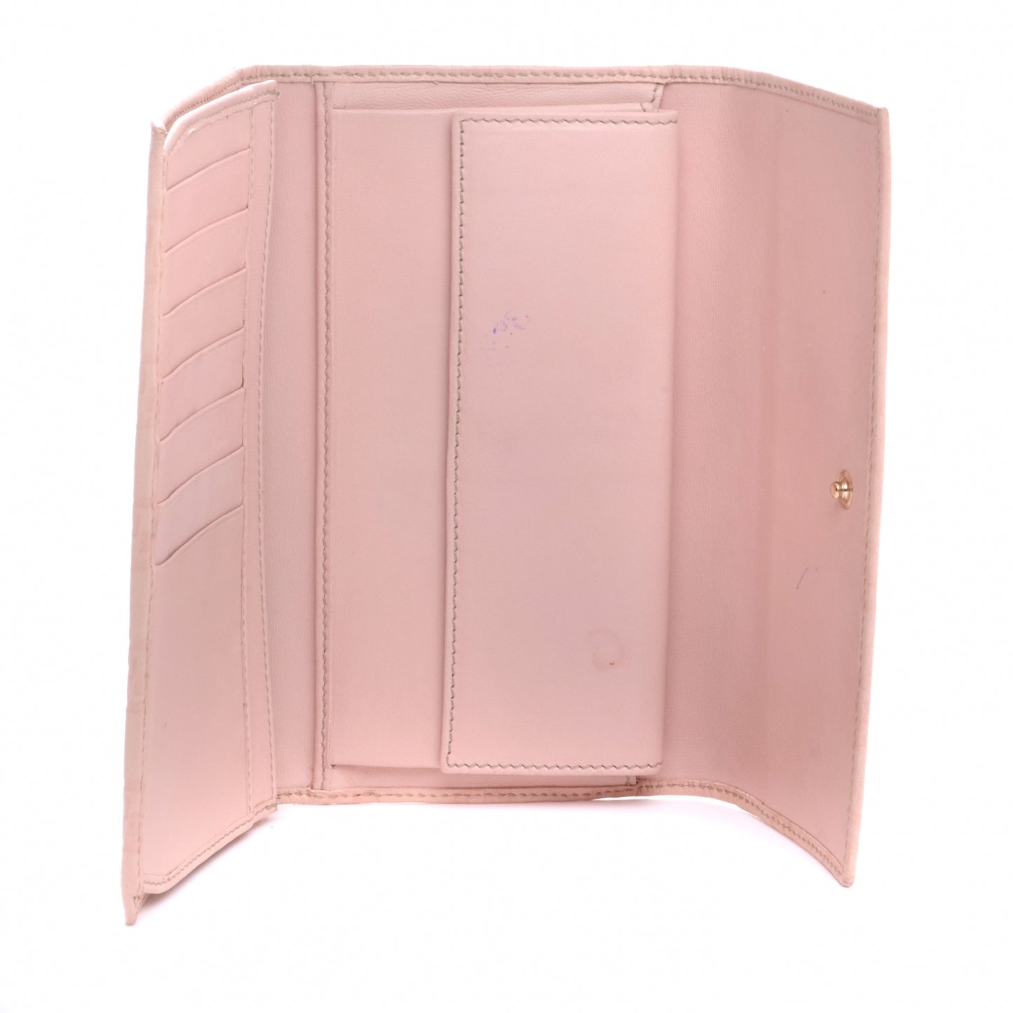 Guccissima Joy Continental Snap Oranizer Wallet Rose Dragea