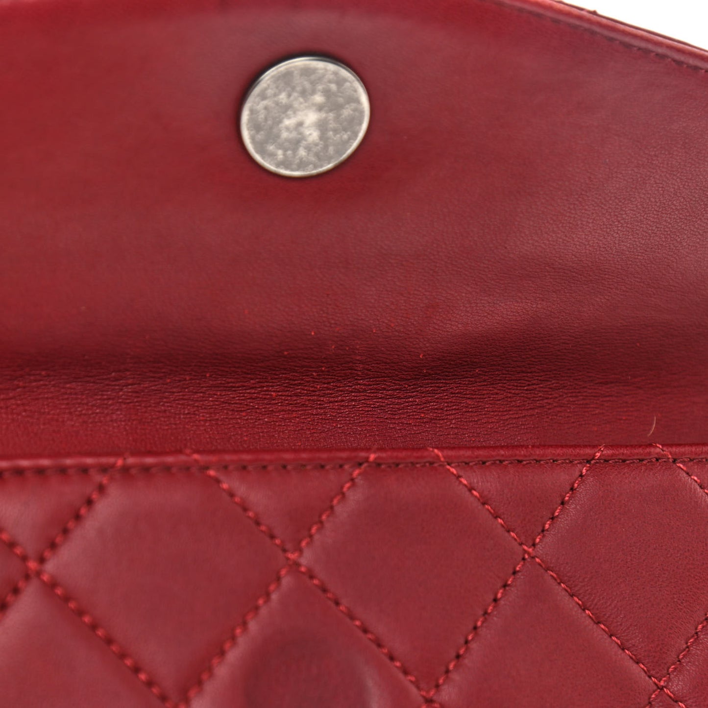 Caviar Lambskin Quilted Coco Break Camera Case Red