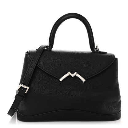 Moynat Taurillon Blush Calfskin Gabby PM Black 1 of 9