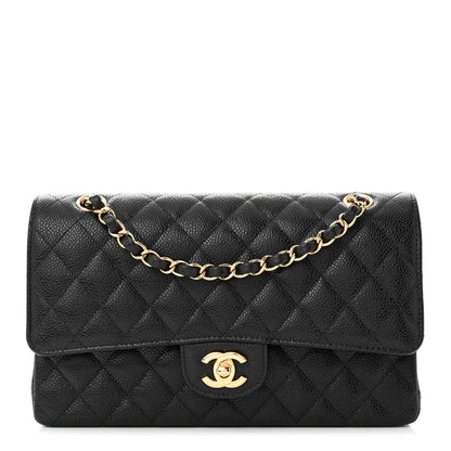 Chanel Caviar Quilted Medium Double Flap Black 1 of 11