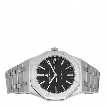 Audemars Piguet Stainless Steel 41mm Royal Oak Automatic Watch Black 15400ST.OO.1220ST.01 2 of 5