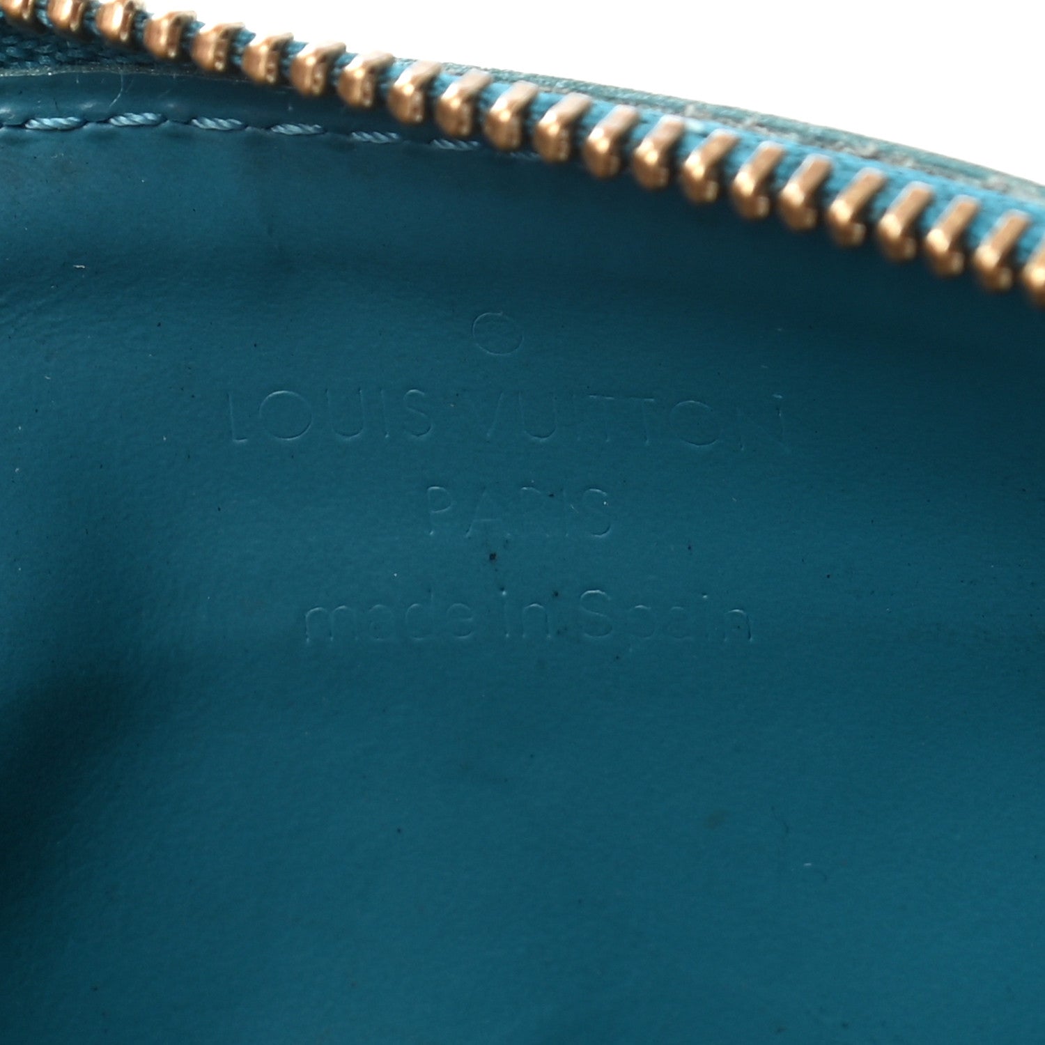 Louis Vuitton Vernis Key Pouch Blue Galactic 6 of 6