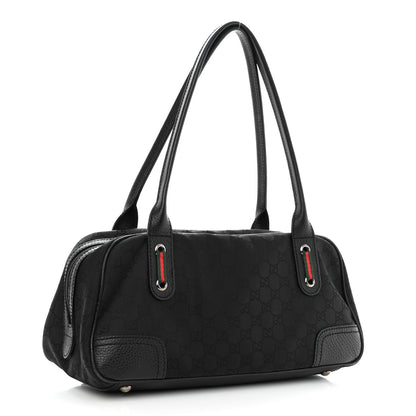 Gucci Canvas Monogram Web Princy Boston Black 3 of 11