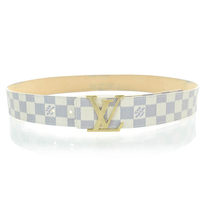 Louis Vuitton Damier Azur LV Initiales Belt 90 36 1 of 5