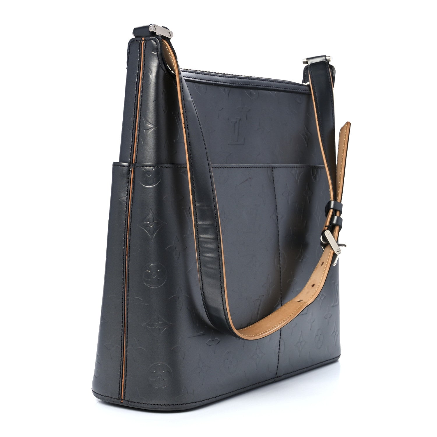 Louis Vuitton Mat Monogram Sutter Tote Black 3 of 12