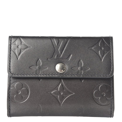 Louis Vuitton Mat Monogram Ludlow Wallet Black 1 of 6