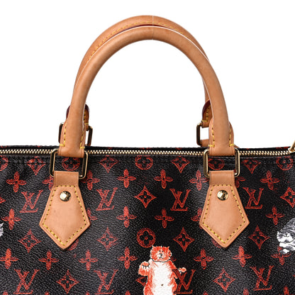 Louis Vuitton Catogram Speedy Bandouliere 30 Marron 15 of 16