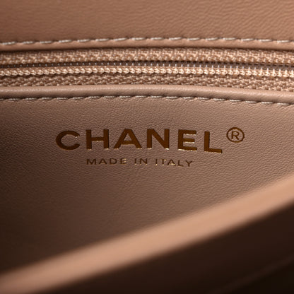 Chanel Lambskin Quilted Small Trendy CC Dual Handle Flap Bag Beige 6 of 11
