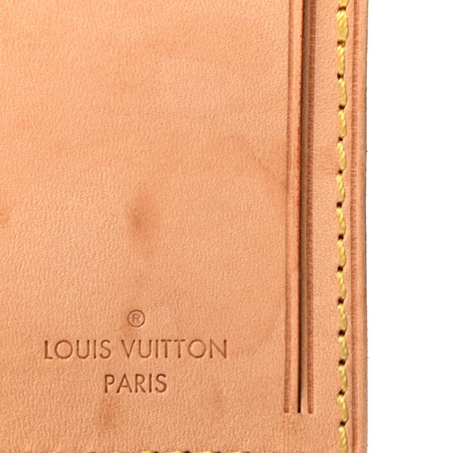 Louis Vuitton Vachetta Luggage Tag 4 of 4
