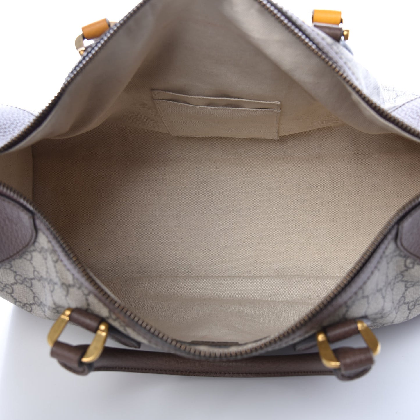 Soft GG Supreme Monogram Web Neo Vintage Duffle Bag Beige New Acero Crop