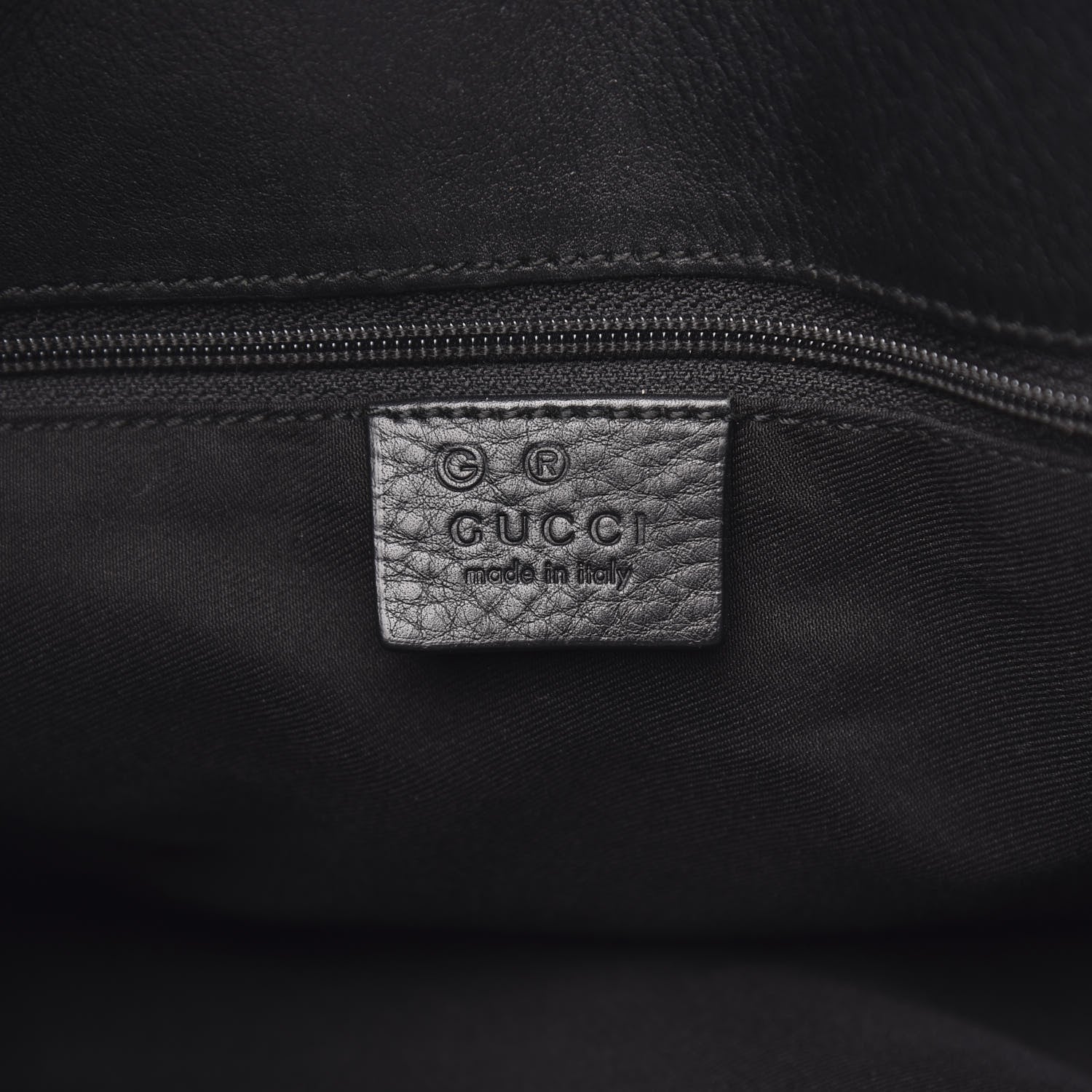 Gucci Canvas Monogram Gifford Shopping Tote Black 6 of 12