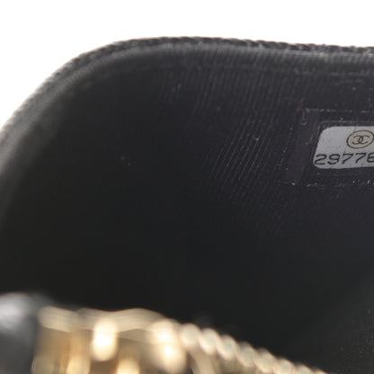 Chanel Caviar Quilted CC Zip Card Holder Black 7 of 8