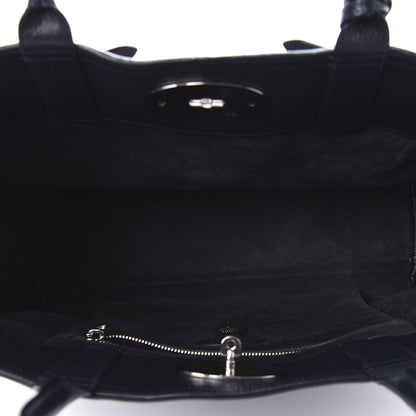Mulberry Shiny Goatskin Bayswater Tote Midnight 5 of 11