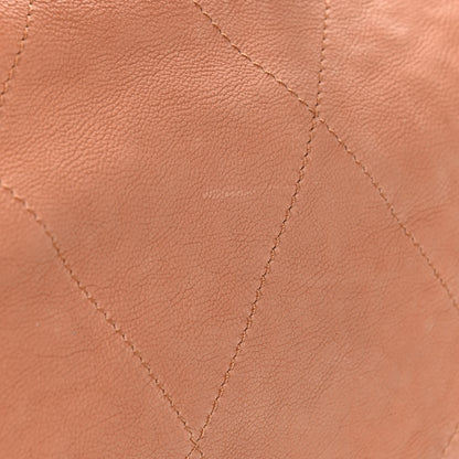 Chanel Calfskin Stitched Bowler Light Brown 9 of 11