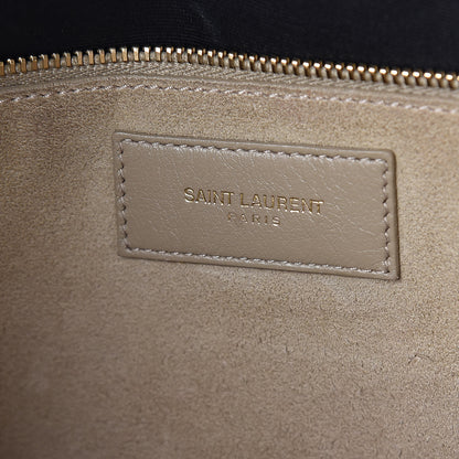 Saint Laurent Grained Calfskin Small Sac De Jour Dark Beige 6 of 11