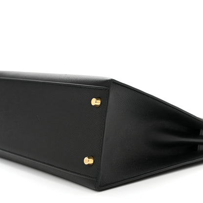 Hermes Epsom Kelly Sellier 32 Black 10 of 15