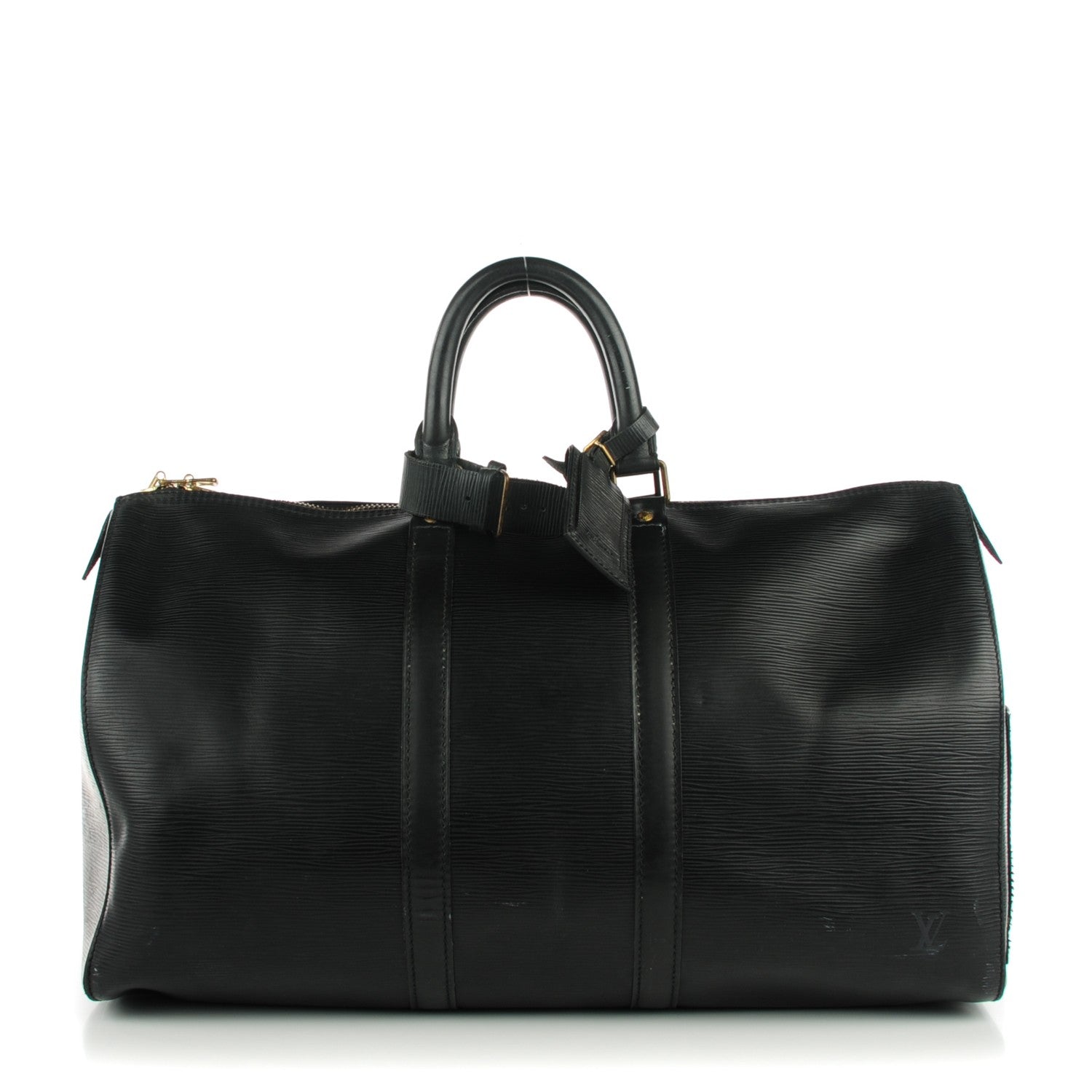 Louis Vuitton Epi Keepall 45 Black 1 of 8