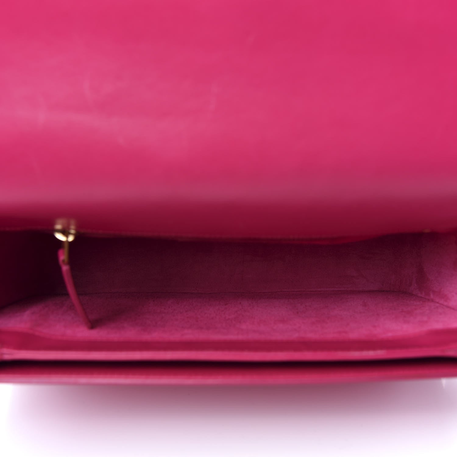 Saint Laurent Smooth Calfskin Medium Classic Monogram Universite Bag Fuchsia 4 of 10
