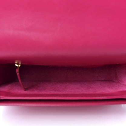 Saint Laurent Smooth Calfskin Medium Classic Monogram Universite Bag Fuchsia 4 of 10