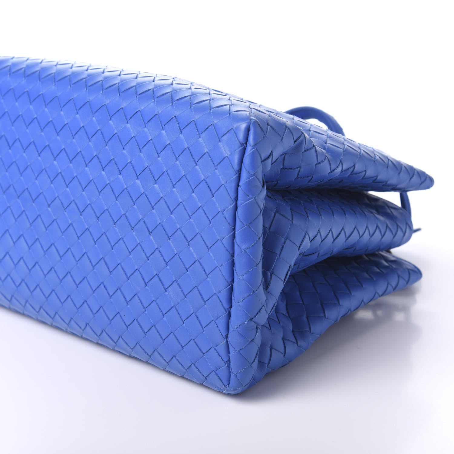 Bottega Veneta Calfskin Leggero Intrecciato Small Roma Bluette 7 of 9
