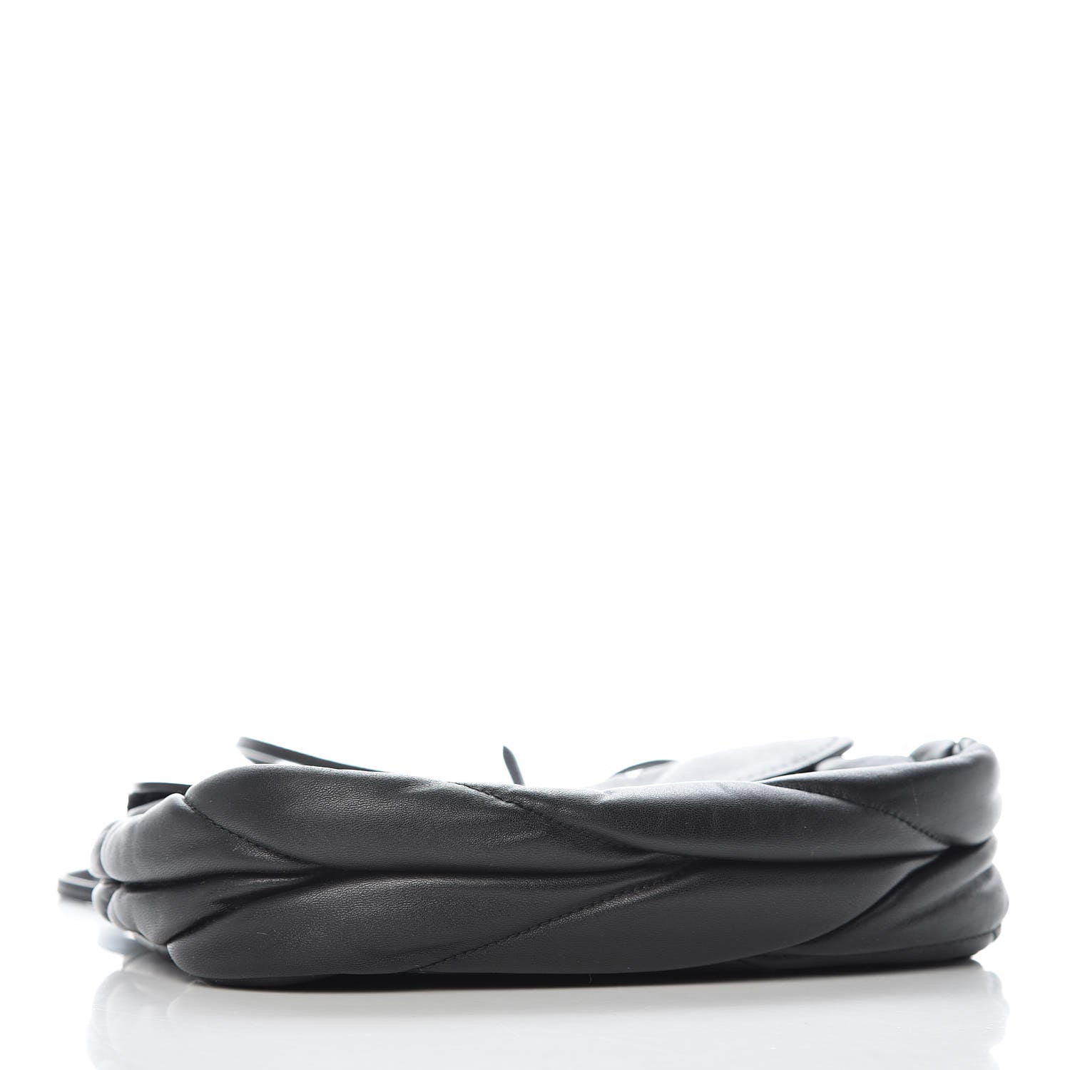 Miu Miu Nappa Matelasse Chain Crossbody Black 4 of 10