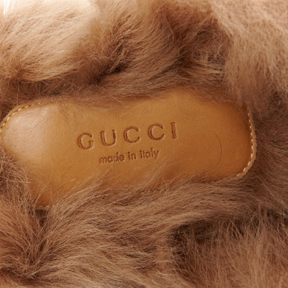 Gucci Merino Wool Womens Princetown Slippers 40 Pink 7 of 8